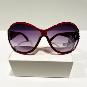 DJNY Women's Sunglasses 238074 (set of two) Red/Gray